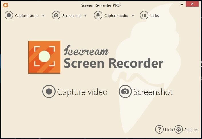 Icecream Screen Recorder Simple screen capture software