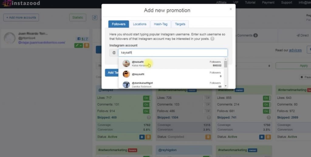 Instazood Instagram Automation and Growth Hacking Tool