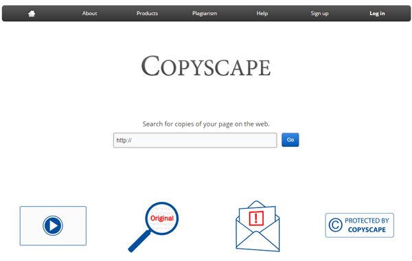 Copyscape Plagiarism Checker Duplicate Content Detection Software