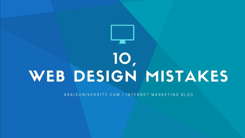 Web Design Mistakes