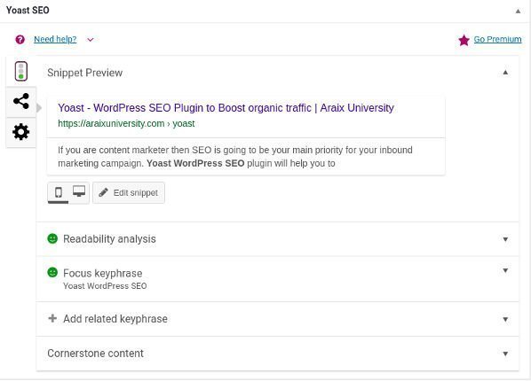 Yoast SEO Plugin