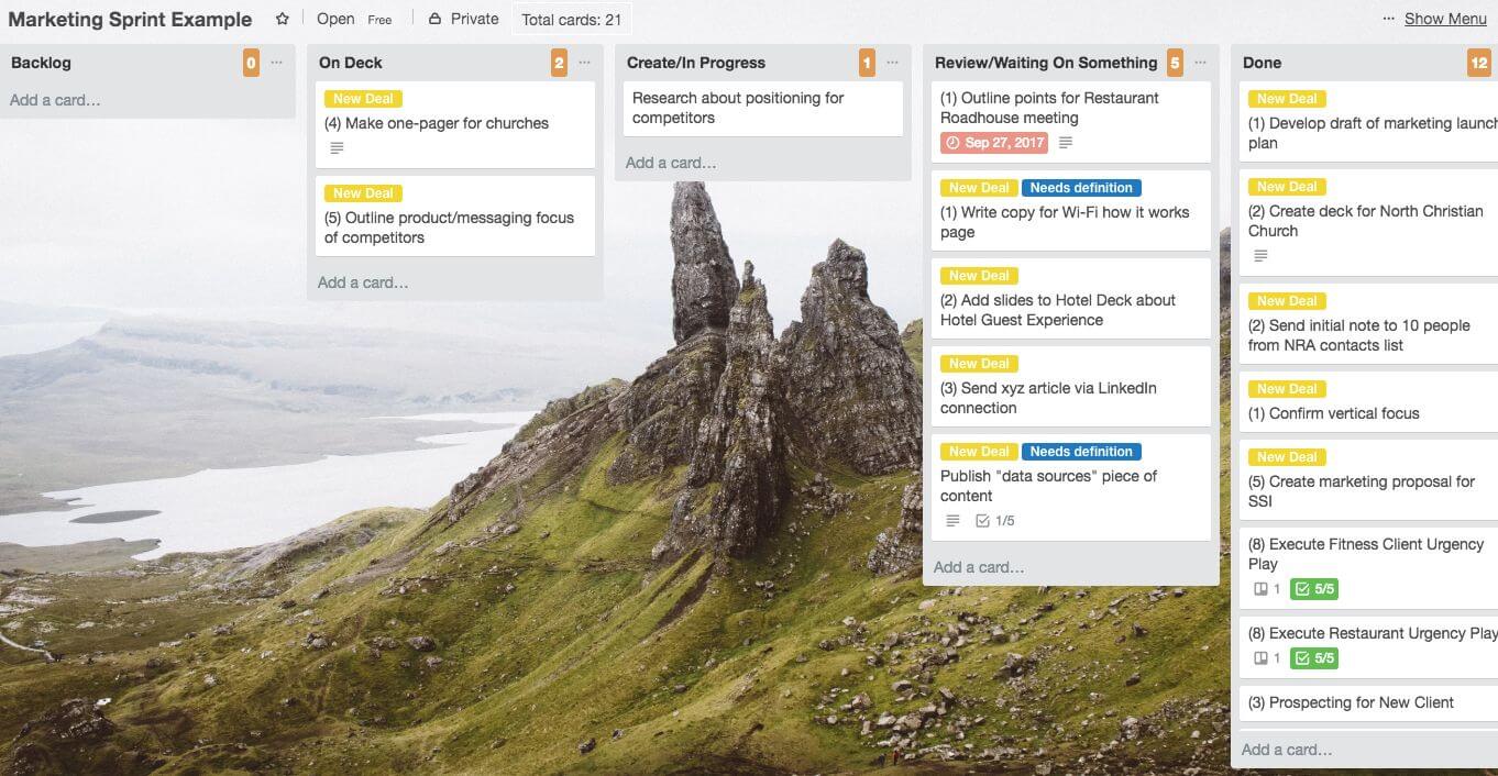 Trello Project Management Tool