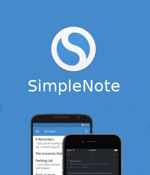 Simplenote The best note taking app, available on multi platform