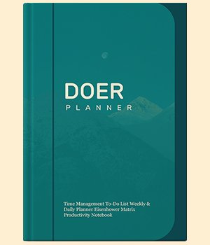 Doer Planner is one of the best Eisenhower Matrix Time Management Planners available on Amazon.